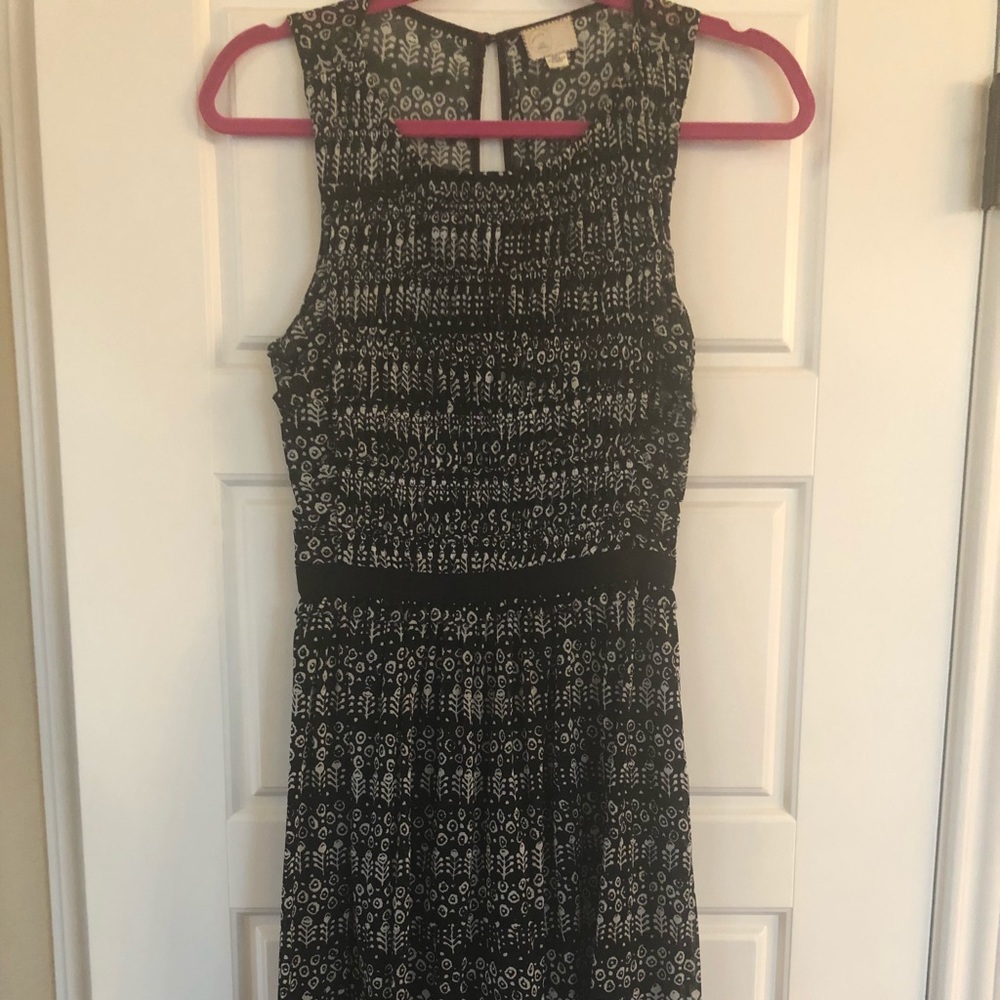 Anthropologie Maeve Black Dress